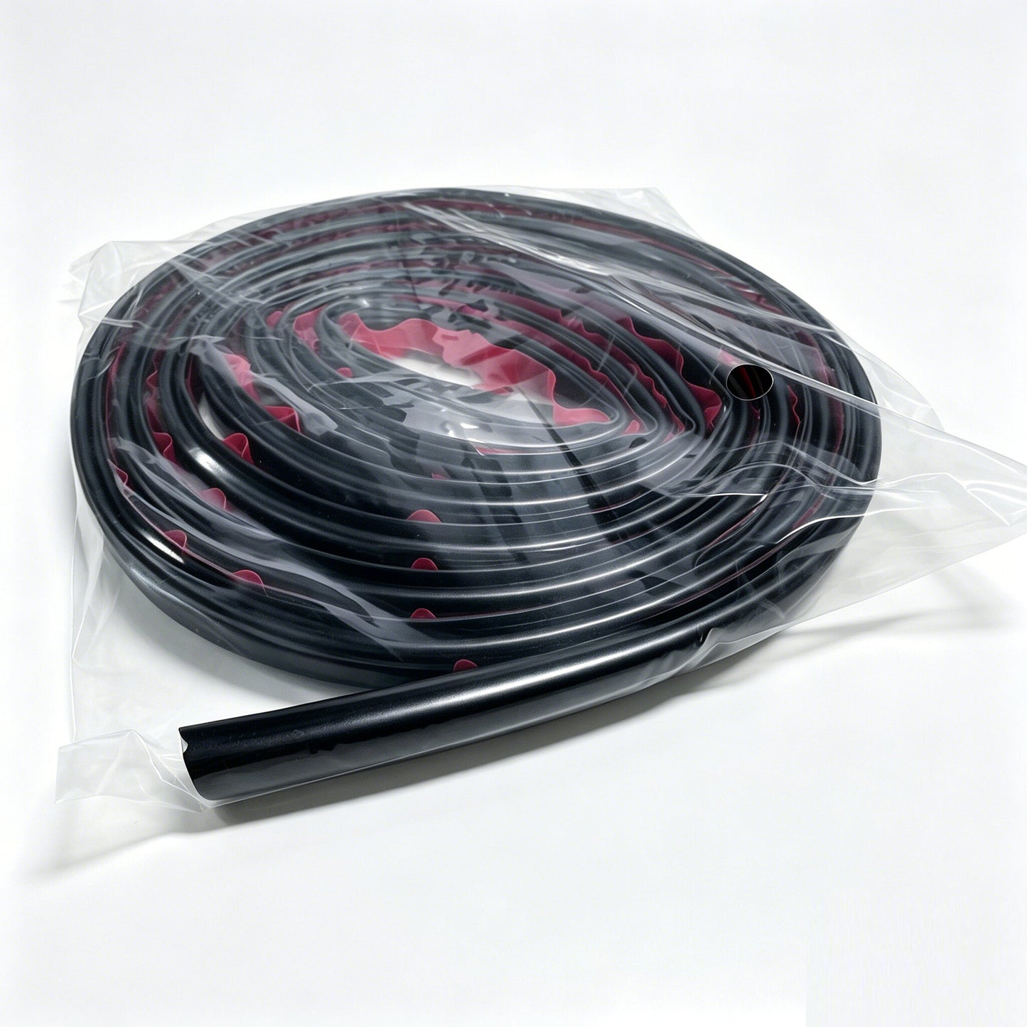 Flexible 1.8m black self-adhesive door sealing strip by Euroharry GmbH, ideal for door and window gap waterproof sealing.