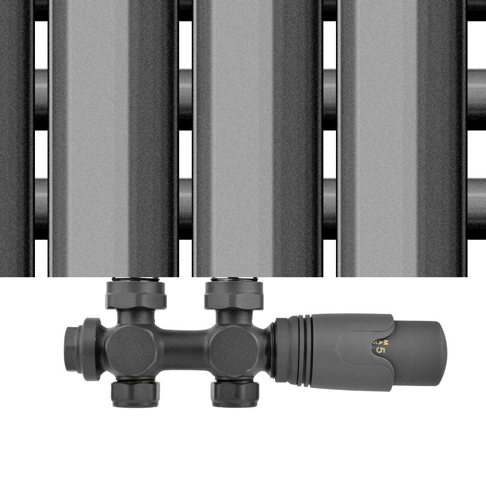 Anschlussgarnitur Mittelanschluss/Radiator Valves Thermostat Für Badheizkörper - Euroharry GmbH