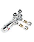 Anschlussgarnitur Mittelanschluss/Radiator Valves Thermostat Für Badheizkörper - Euroharry GmbH