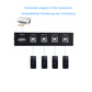 Euroharry 4 Ports USB 2.0 Sharing Switch, adapter box for connecting PC, scanner, and printer.
