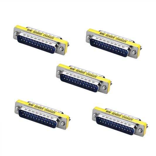 DB25 weiblich zu weiblich männlich zu männlichen parallelen Port Adapter Kuppler Kopf Mini Geschlecht Ladegerät