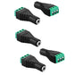 3,5-mm-Stereo-3-Pol-Stecker auf AV-Schraube Video Balun Terminal Adapter (5X Weiblich Adapter)