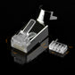 RJ45-Netzwerkstecker Cat7A Cat7 CAT6A 10 GBit LAN-geschirmte modulare Stecker mit Knickschutztüllen (5 Stück)