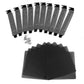 Set of 10 black 120mm PCI slot fan covers with ultra-fine dust filters for PC cases, compatible with Euroharry GmbH computers.