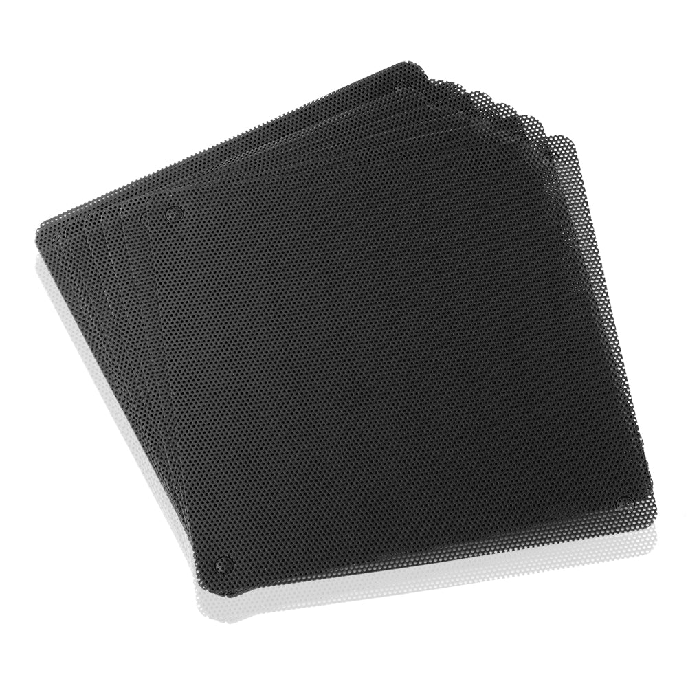 Set of 10 black 120mm/140mm PC fan dust filters with ultra-fine mesh for computer case ventilation from Euroharry GmbH