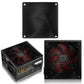 Set of 10 black 120mm PCI slot fan covers with ultra-fine dust filters for PC case ventilation and dust protection.