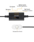 2xFestes Thermostat-Steuerung gesteuertes leises Lüftersystem, USB-Ventilator, 5V-Ventilator mit modernem gebürstetem schwarzem Aluminiumrahmen für Heimkino-AV-Schränke (Copy) - Euroharry GmbH