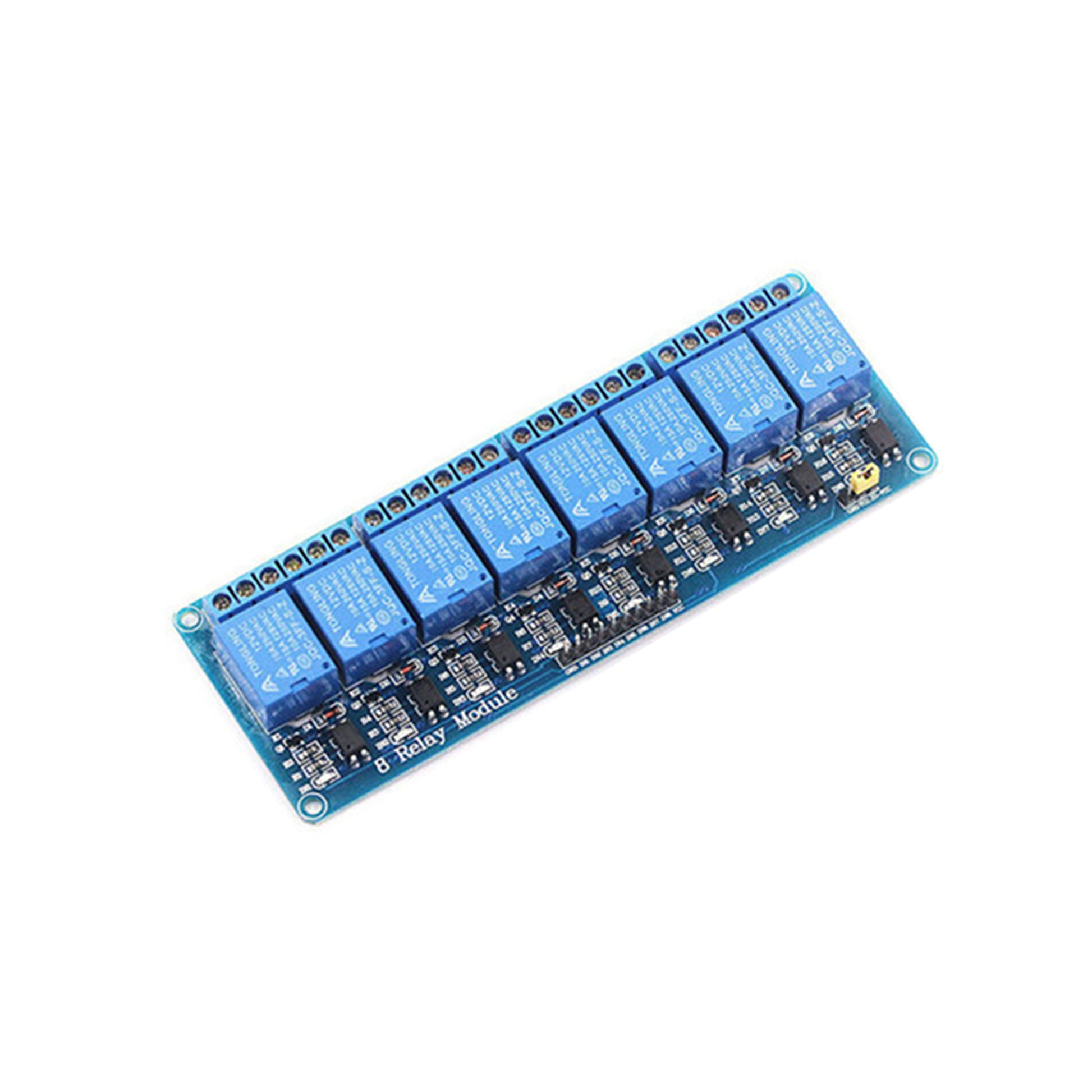 8-channel DC 5V relay module with optocouplers for Raspberry Pi, Arduino, and microcontrollers, by Euroharry GmbH