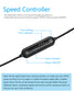 Euroharry USB fan with 120mm blade, 6 speeds, smart timer, moisture-resistant IPX5, dustproof, suitable for electronics, pets, plants.