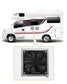 Euroharry GmbH USB 120mm Wohnmobil-Lüftungsventilator with timer, 6 speed settings, IPX5, suitable for camper and RV ventilation.