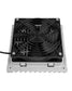 Euroharry GmbH USB 120mm Wohnmobil-Lüftungsventilator with digital display, 10 speeds, IPX5, gray-white, for camper ventilation