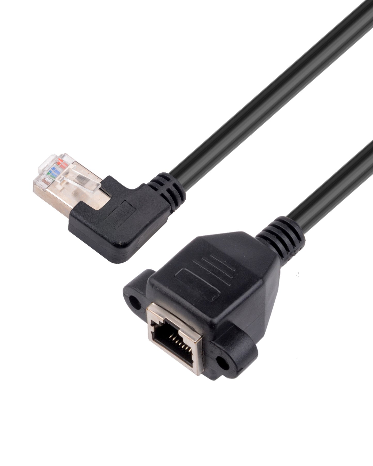 50cm RJ45-Stecker auf Buchse Ethernet-Verlängerungskabel, , CAT6/5e/5, geschirmt