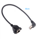 50cm Euroharry GmbH RJ45 connector Ethernet extension cable with shielded CAT6/5e/5, male to female for network extension.