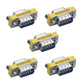 5 Stück 9 Pin RS-232 Seriell DB9 Stecker Stecker auf Buchse Kabel Geschlecht Wechsler Koppler Adapter - Euroharry GmbH