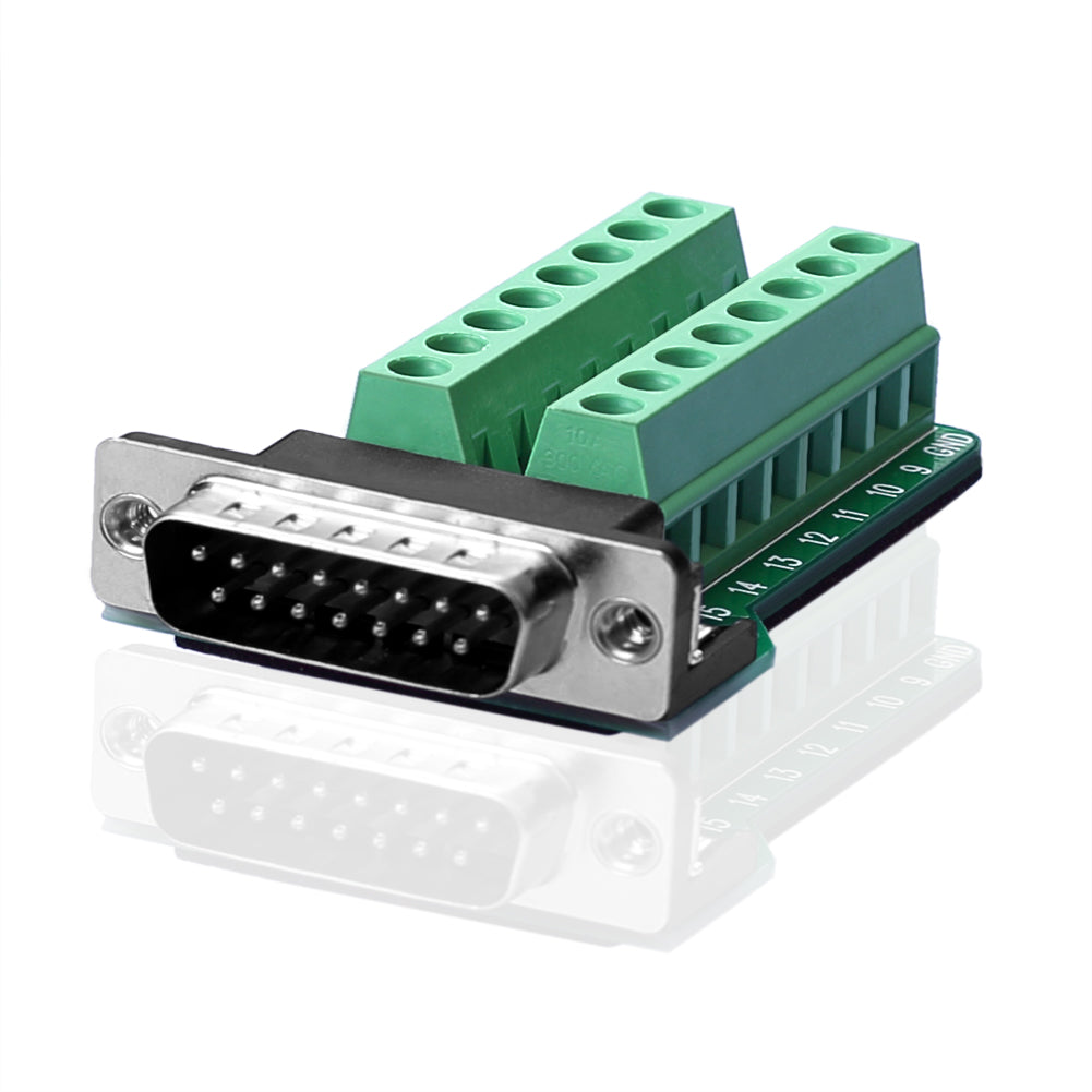 DB15 Terminal 2Row auf 15 Pol Buchse zum Anschluss der Klemme Breakout Platine - Euroharry GmbH