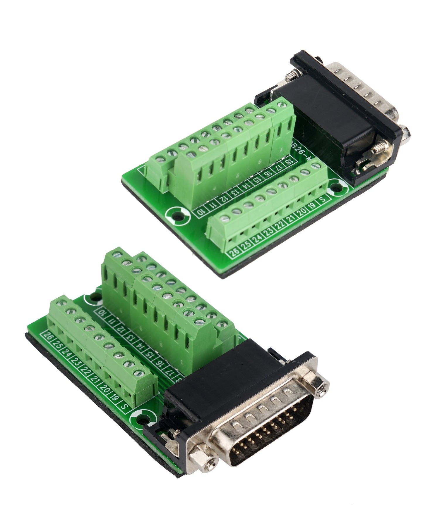 DB26/DB44 /D-SUB DB25-G2 M2 25 Pin Ausbruch zu Leiterplattenklemmen Steckverbind - Euroharry GmbH