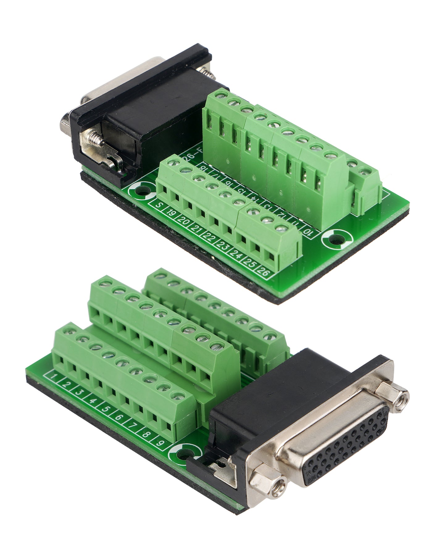 DB26/DB44 /D-SUB DB25-G2 M2 25 Pin Ausbruch zu Leiterplattenklemmen Steckverbind - Euroharry GmbH