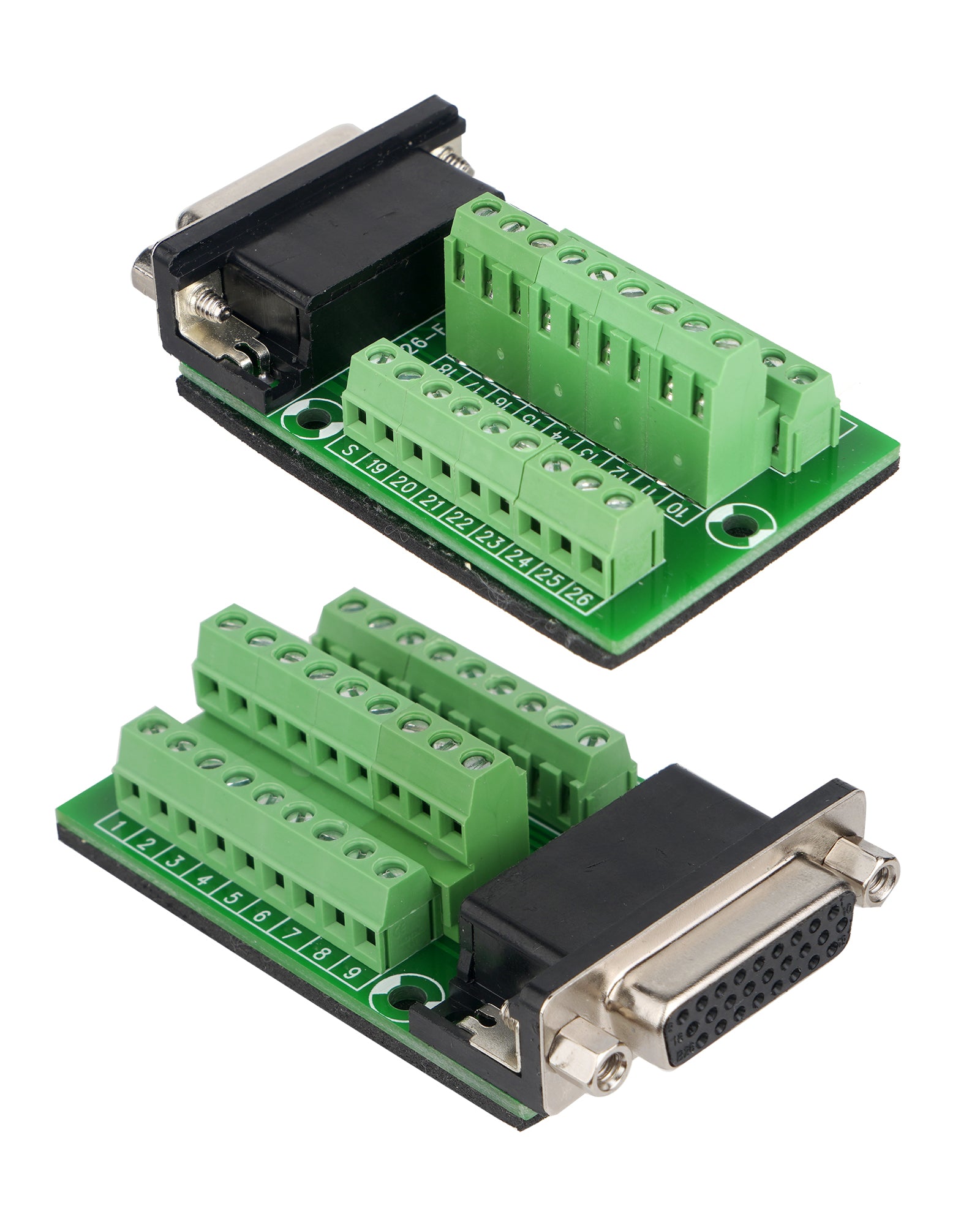 DB26/DB44 /D-SUB DB25-G2 M2 25 Pin Ausbruch zu Leiterplattenklemmen Steckverbind - Euroharry GmbH