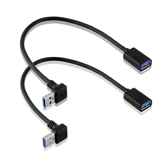 USB 3.0 Winkel 90 Grad Verlängerungskabel Stecker zu Buchse Adapterkabel Data - Euroharry GmbH