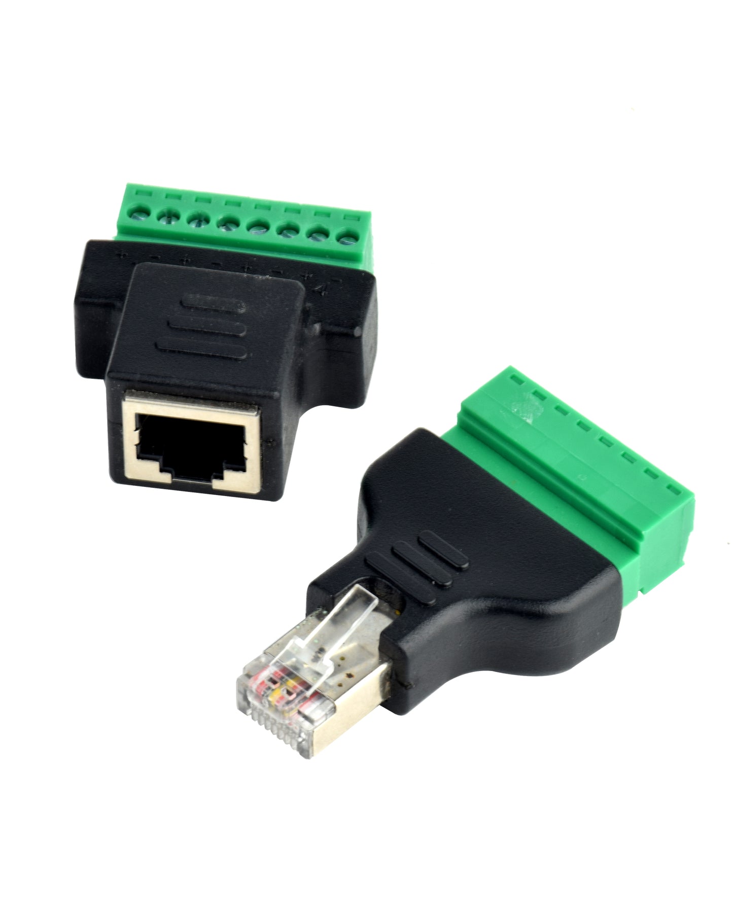 RJ45 auf Terminal Block 8-Pin Adapter LAN Netzwerk Ethernet Converter to 8 pin - Euroharry GmbH