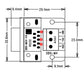 RS232 D-SUB DB9 Stecker Adapter auf Terminal Connector Signalmodul - Euroharry GmbH