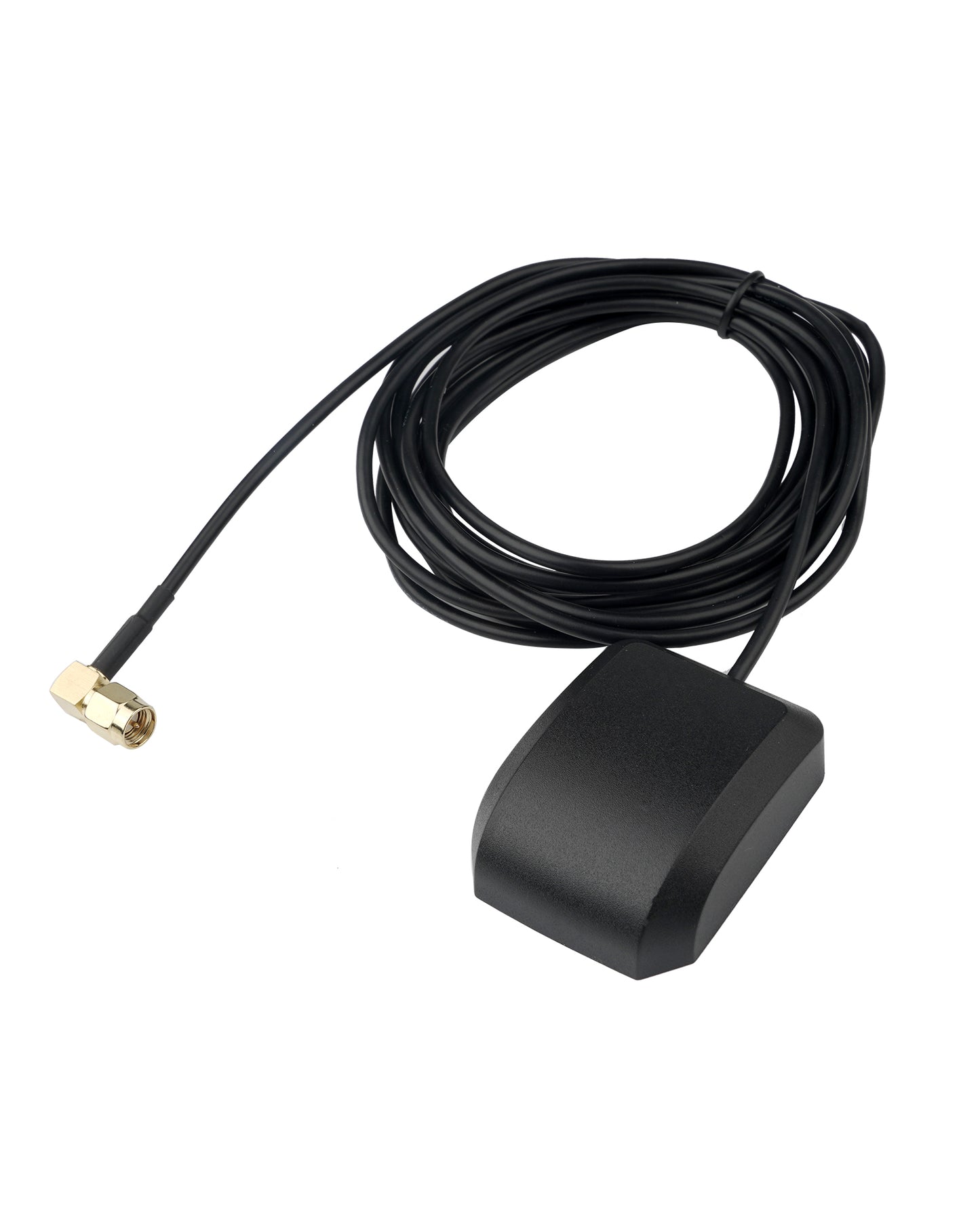 Euroharry GmbH waterproof auto GPS antenna with SMA connector, ideal for car stereo, navigation, and real-time monitoring systems.