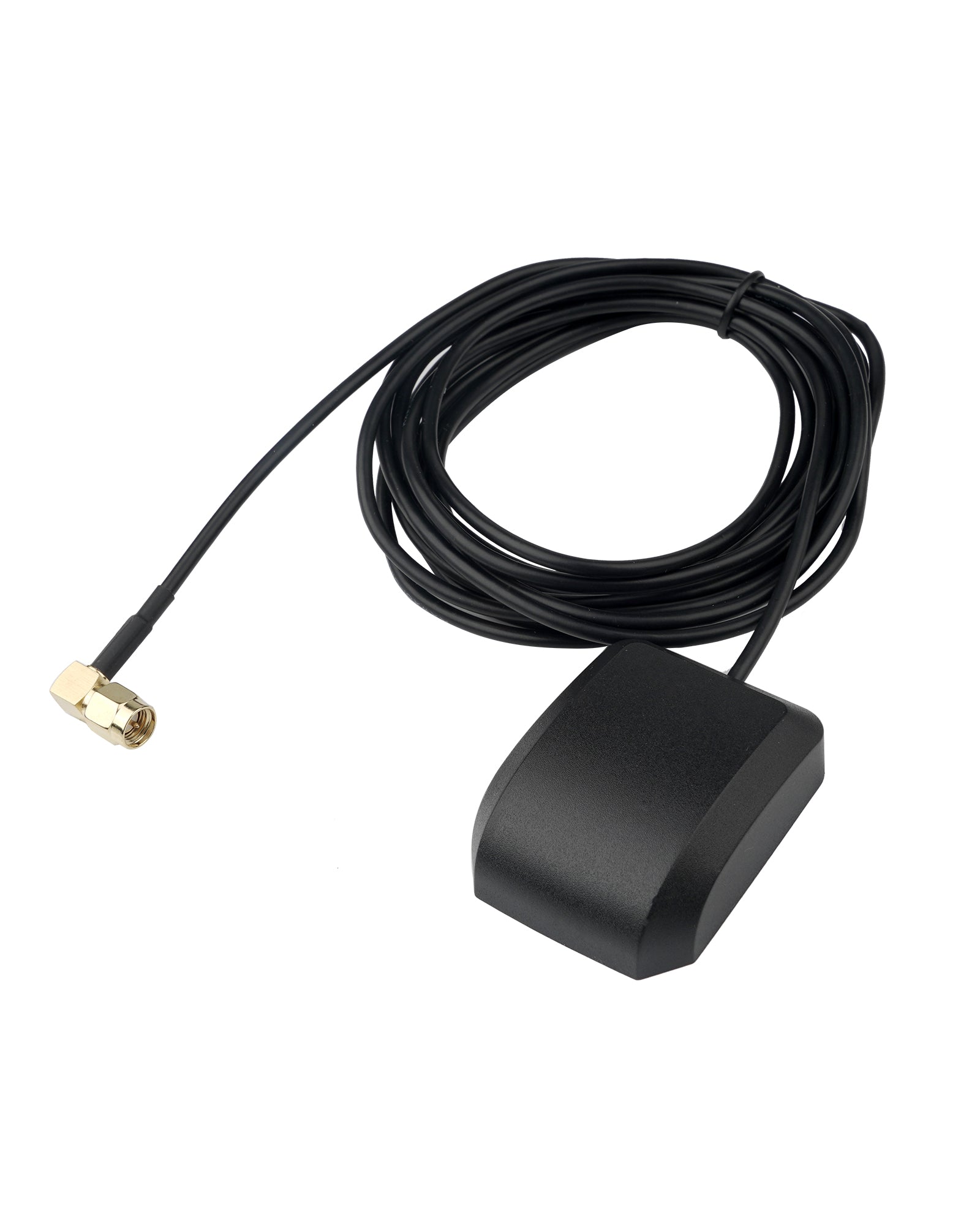 Euroharry GmbH waterproof auto GPS antenna with SMA connector, ideal for car stereo, navigation, and real-time monitoring systems.