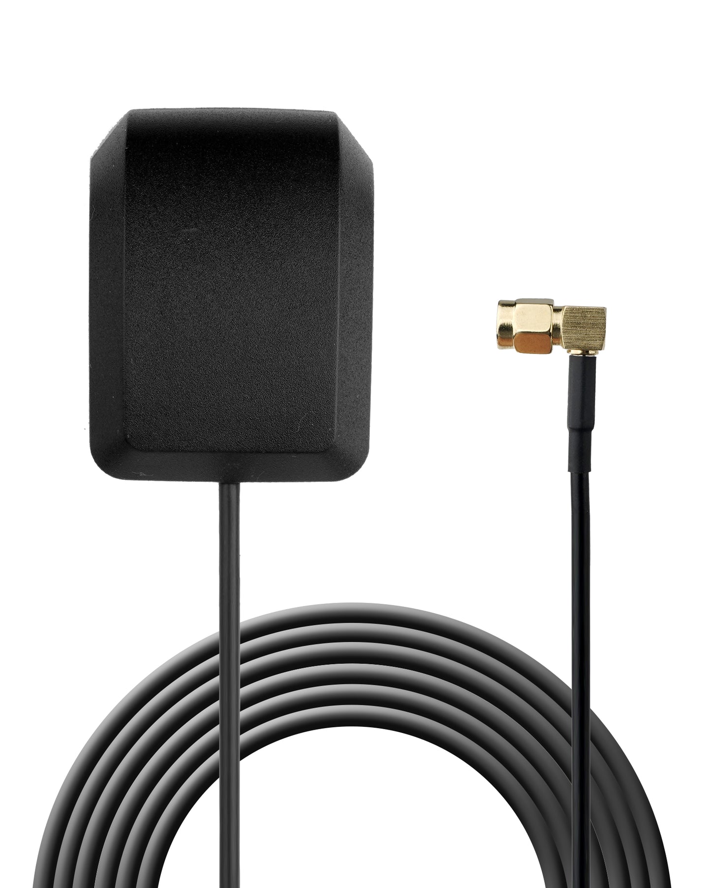 Waterproof Euroharry GmbH auto GPS antenna with SMA connector, active GPS navigation antenna for car stereo and real-time monitoring systems.
