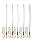 5 Stück IPEX zu SMA Pigtail Koaxialkabel, SMA Buchse zu UFL/u.FL/IPX/IPEX, RF Koaxial Adapter Pigtail Kabel - Euroharry GmbH