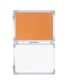 Trockenlöschen Whiteboard Weiße Kleines Tafel Desktop Mini Staffelei umschaltbarer Notizblock für Büro - Euroharry GmbH
