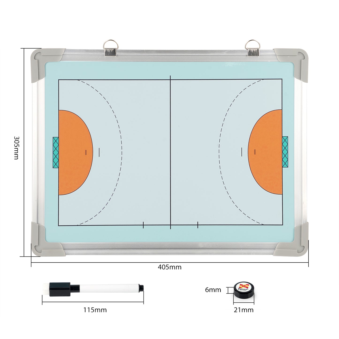 Handball Taktiktafel Coaching Board – Magnetisch, Dry Erase | euroharry