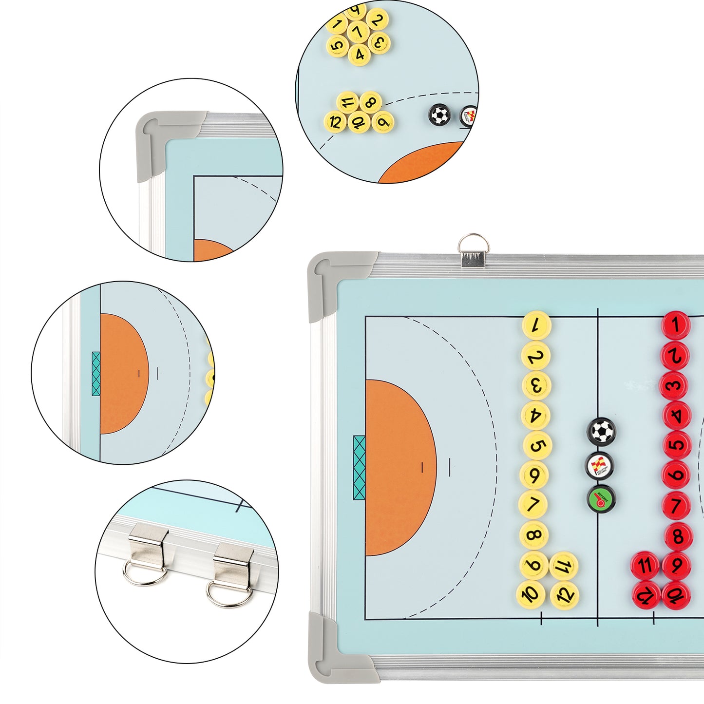 Handball Taktiktafel Coaching Board – Magnetisch, Dry Erase | euroharry