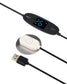 Digitalanzeige temperaturgesteuertes leises Lüftersystem, USB-Lüfter, 5V-Lüfter mit modernem gebürstetem schwarzem Aluminiumrahmen für Heimkino-AV-Schränke (euroharry) - Euroharry GmbH