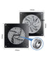 USB Lüfter 120 mm LED Beleuchtet – 3-stufig, Alurahmen, 5V | euroharry