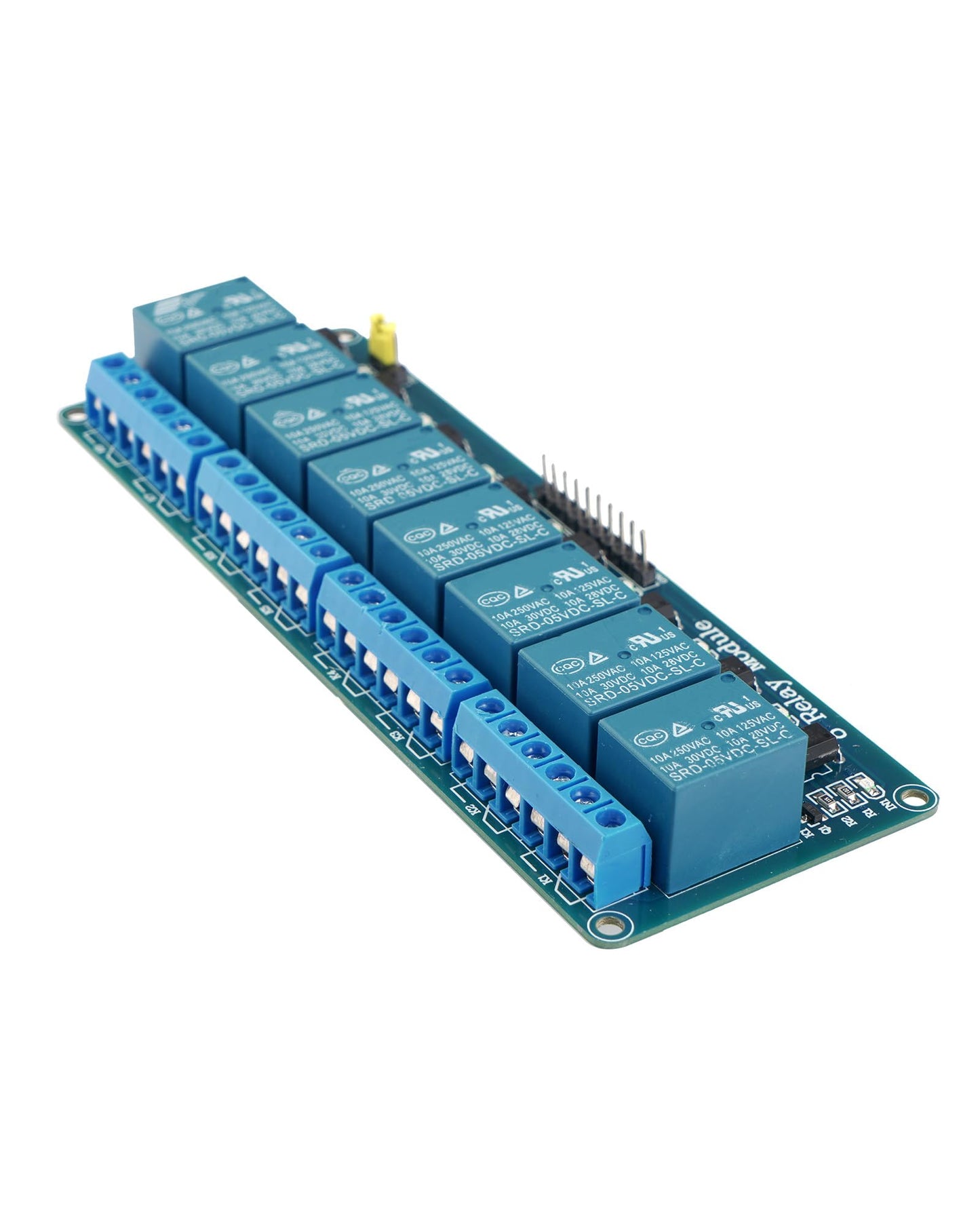 Euroharry GmbH 8 Kanal Relais Modul with optocoupler for Raspberry Pi, Arduino, PIC, DSP, AVR, ARM, DC 5V, compact design