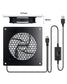 USB Lüfter 120 mm LED Beleuchtet – 3-stufig, Alurahmen, 5V | euroharry