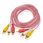 3× RCA Composite Audio-Video-Kabel 2 m | euroharry