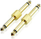 2x 6,35 mm 1/4 Zoll Gitarre Effektpedal Koppler Stecker 6,35 mm Stecker Adapter - Euroharry GmbH
