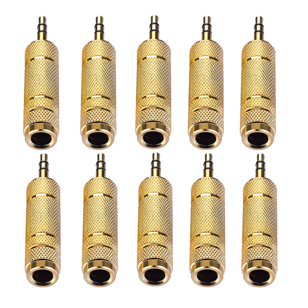 3,5 mm auf 6,35 mm Klinkenbuchse Adapter – 10 Stück | euroharry