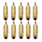 3,5 mm auf 6,35 mm Klinkenbuchse Adapter – 10 Stück | euroharry