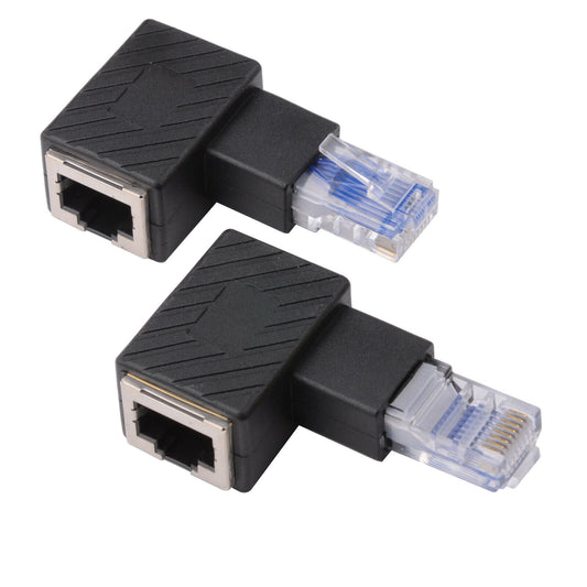 RJ45 Ethernet Stecker auf Buchse Adapter geschirmt Netzwerk Patch for Cat6 Cat5 - Euroharry GmbH