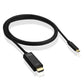 （euroharry）1.8m USB 3.1 Typ C Reversible (USB-C) Zum HDMI Kabel für Neues USB Typ C HDMI