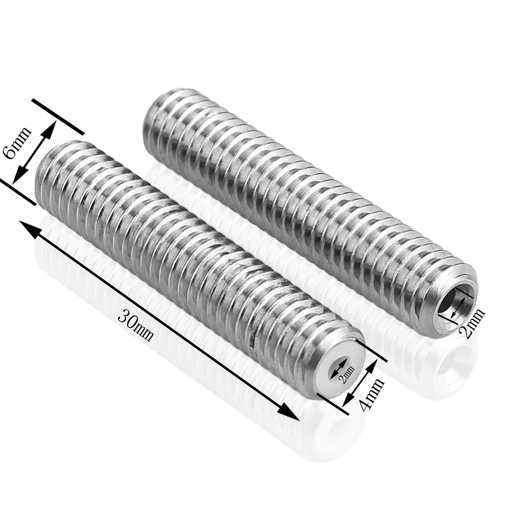 M6x30mm Düsenhals mit PTFE für MK8 1.75mm Filament 3D Printer Extruder - Euroharry GmbH