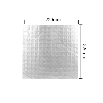 2 Stück 3D-Drucker-Plattform-Heizbett-Isolierung, Schaumstofffolie, Selbstklebende Isoliermatte, Hotbed Thermo-Pad, Reduzierter Stromverbrauch, Reduzierte Heizzeit - Euroharry GmbH