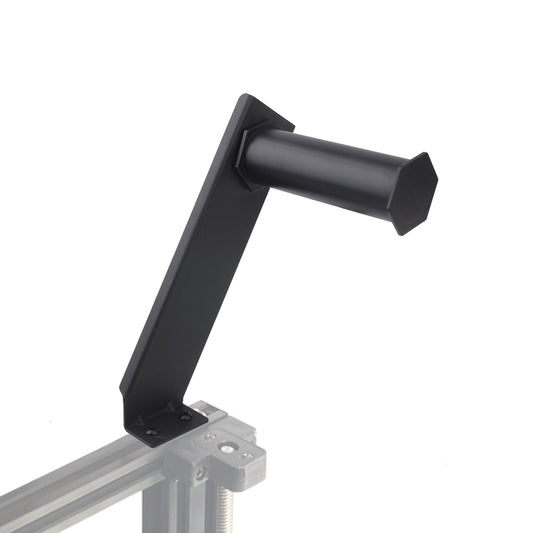 Euroharry 3D printer filament holder for single spools, compatible with PLA, ABS, TPU, and Nylon filament types.