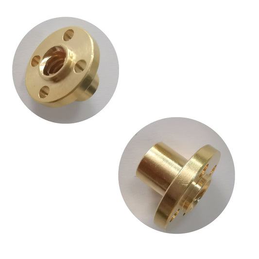 2 Stück T8 Schraubenmutter Trapezgewinde für 8mm T8 Gewindestange CNC - Euroharry GmbH