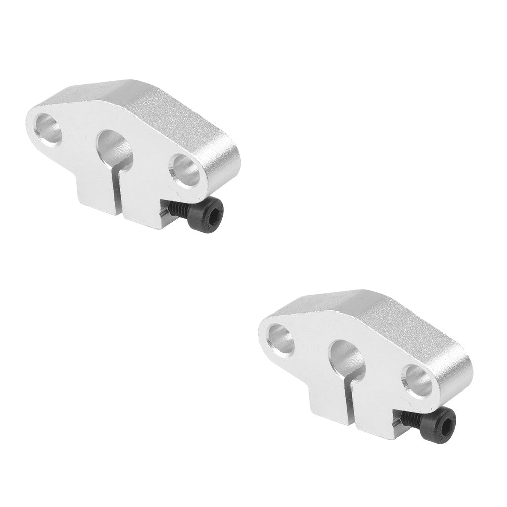 Set of four Euroharry GmbH ball bearing holders for 12mm linear guide rods used in 3D printers, shown with the holders and bearings.