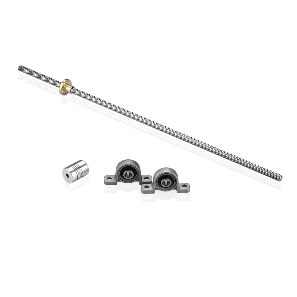 3D Zubehör| T8 Gewindespindel Stange Lineare Schiene Stangenwelle Leitspindel+CopperMutter - Euroharry GmbH