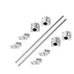 3D Zubehör 100-600mm Ø8 Linearführung/H-Lagerblock/V-Lagerblock/Lager Set Linearachse Welle 8mm Präzisionswelle Linearwelle - Euroharry GmbH