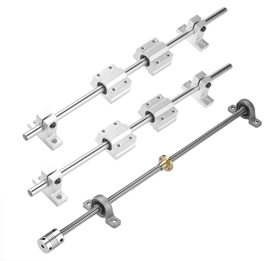 3D Zubehör| T8  Leitspindel + Φ8mm Linearführung 100mm-600mm CopperNut Wellenkupplung Für 3D - Euroharry GmbH
